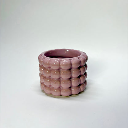 Pot bulles céramique 6,5cm - Rose