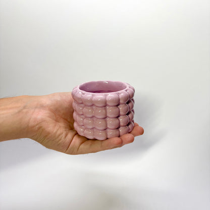 Pot bulles céramique 6,5cm - Rose