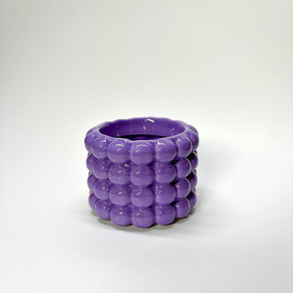 Pot bulles céramique 6,5cm - Violet