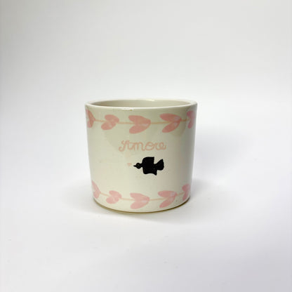 Pot Amore céramique 6cm - Rose